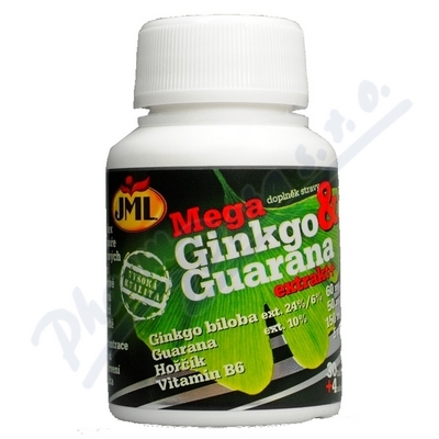 JML Mega Ginkgo Guarana+ cps.34(Gink+Guar+Mg+B6)