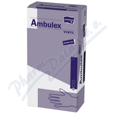 Ambulex Vinyl rukavice nepudrované M 100ks