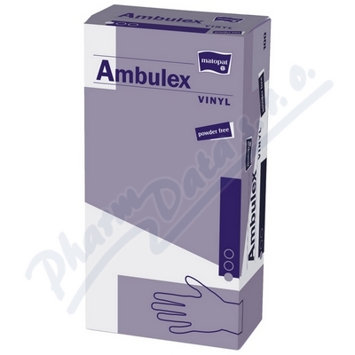 Ambulex Vinyl rukavice nepudrované L 100ks
