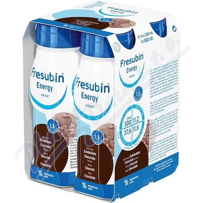 Fresubin Energy drink čokoláda por.sol.4x200ml