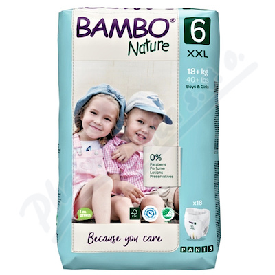 Bambo Nature Pants 6 navl.pl.k.trenink.18+kg 18ks