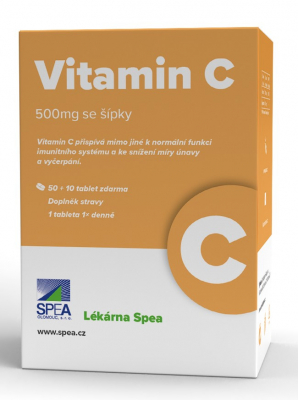 SPEA Vitamin C 500 mg se šípky 50+10tbl.